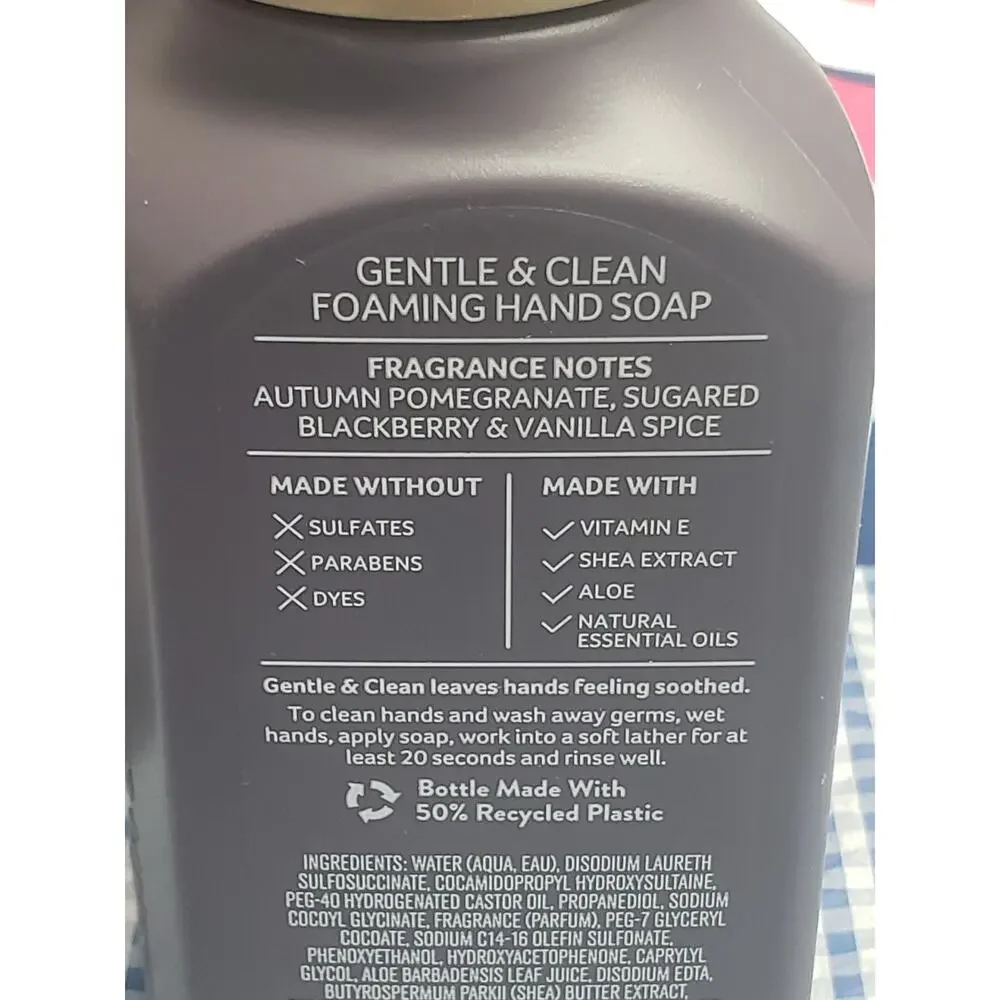 BBW Pomegranate & Blackberry Gentle & Clean Foaming Hand Soap 2 Pack